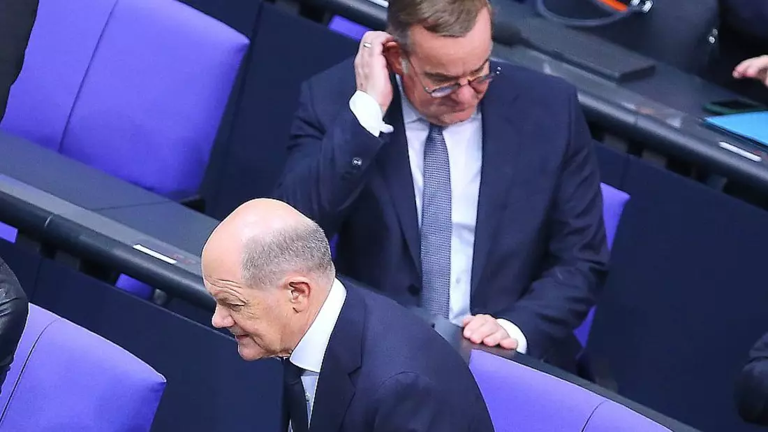 Olaf Scholz und Boris Pistorius am 13.11.2024 - Bild: über dts Nachrichtenagentur