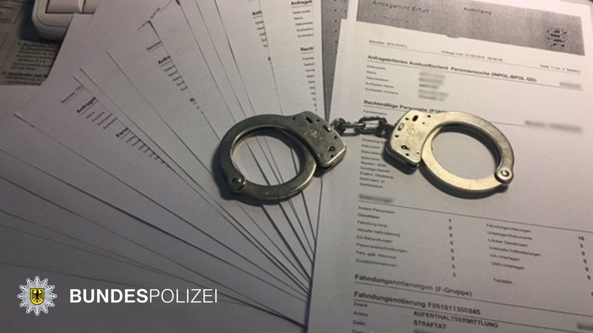 Bundespolizeidirektion München: Opfer musste ins Gefängnis - 48-Jähriger zur Fahndung ausgeschrieben - Foto: presseportal.de