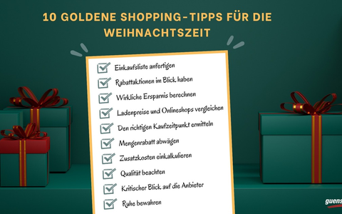 10 goldene Shopping-Tipps für die Weihnachtszeit - Foto: presseportal.de