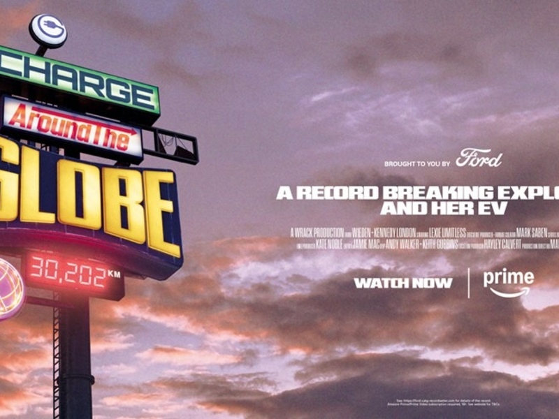 Weltumrundung von Lexie Alford im vollelektrischen Ford Explorer begeistert jetzt als Serie auf Prime Video - Foto: presseportal.de