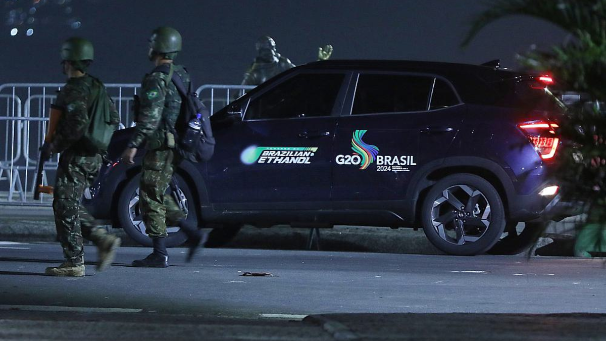 Sicherheitskräfte beim G20-Gipfel am 18.11.2024 - Foto: über dts Nachrichtenagentur
