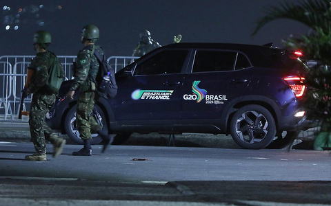 Sicherheitskräfte beim G20-Gipfel am 18.11.2024 - Foto: über dts Nachrichtenagentur