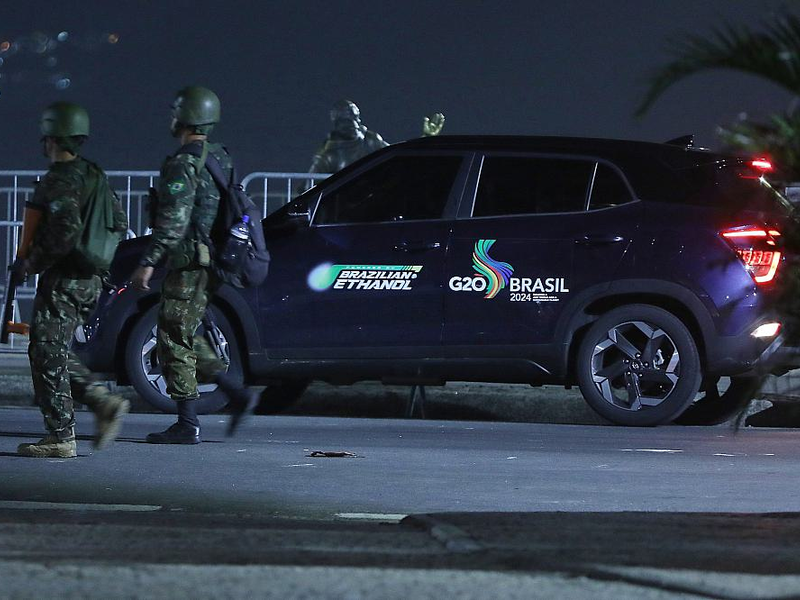 Sicherheitskräfte beim G20-Gipfel am 18.11.2024 - Foto: über dts Nachrichtenagentur