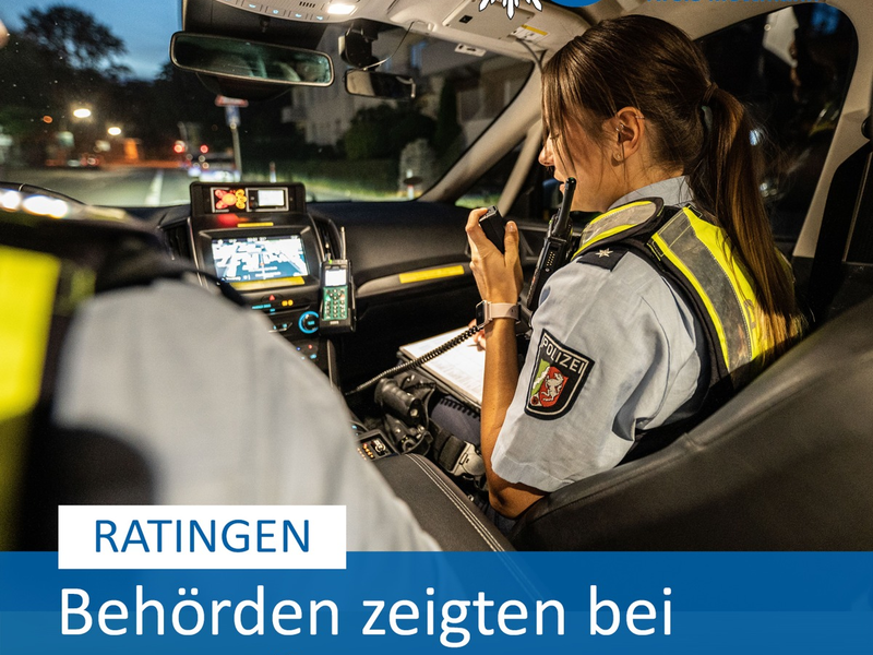 POL-ME: Projekt zOOm: Behörden zeigten bei Kontrolleinsatz Präsenz - Ratingen - 2411065 - Foto: presseportal.de