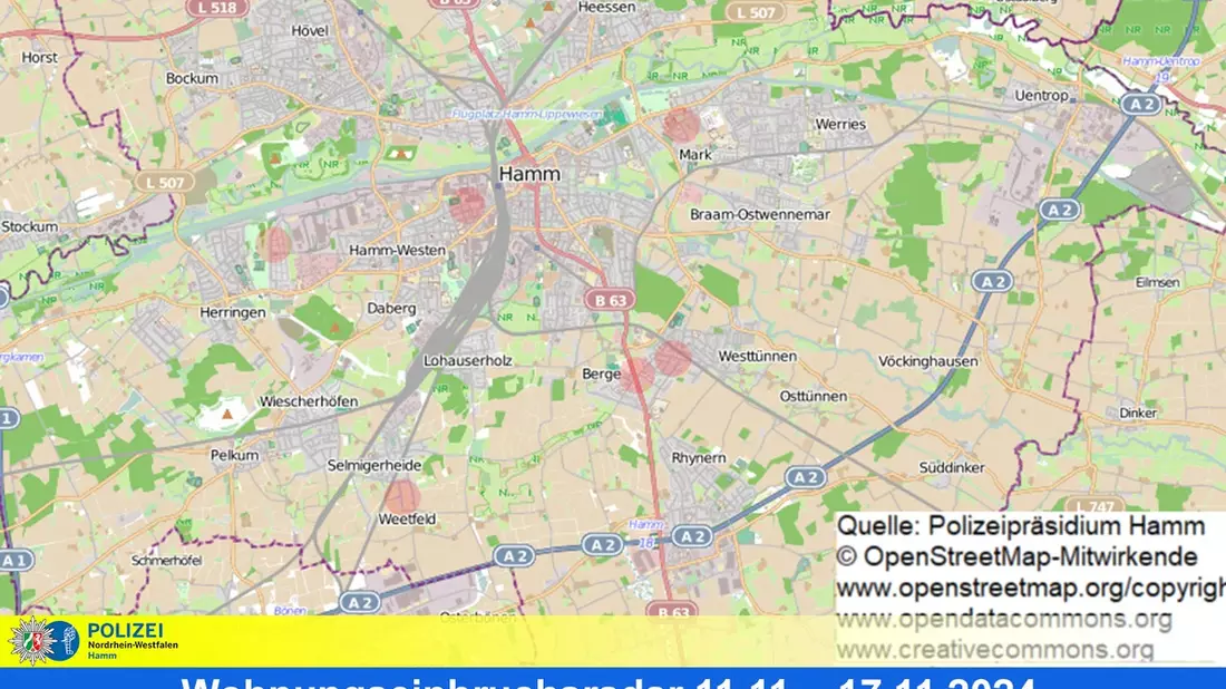 POL-HAM: Wohnungseinbruchsradar Hamm für die Woche vom 11. November bis 17. November - Bild: presseportal.de