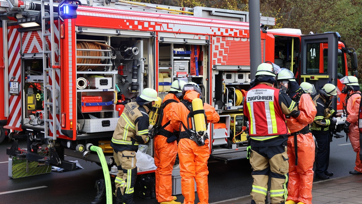 FW-E: Beißender Geruch löst Gefahrguteinsatz aus - keine Verletzten - Foto: presseportal.de