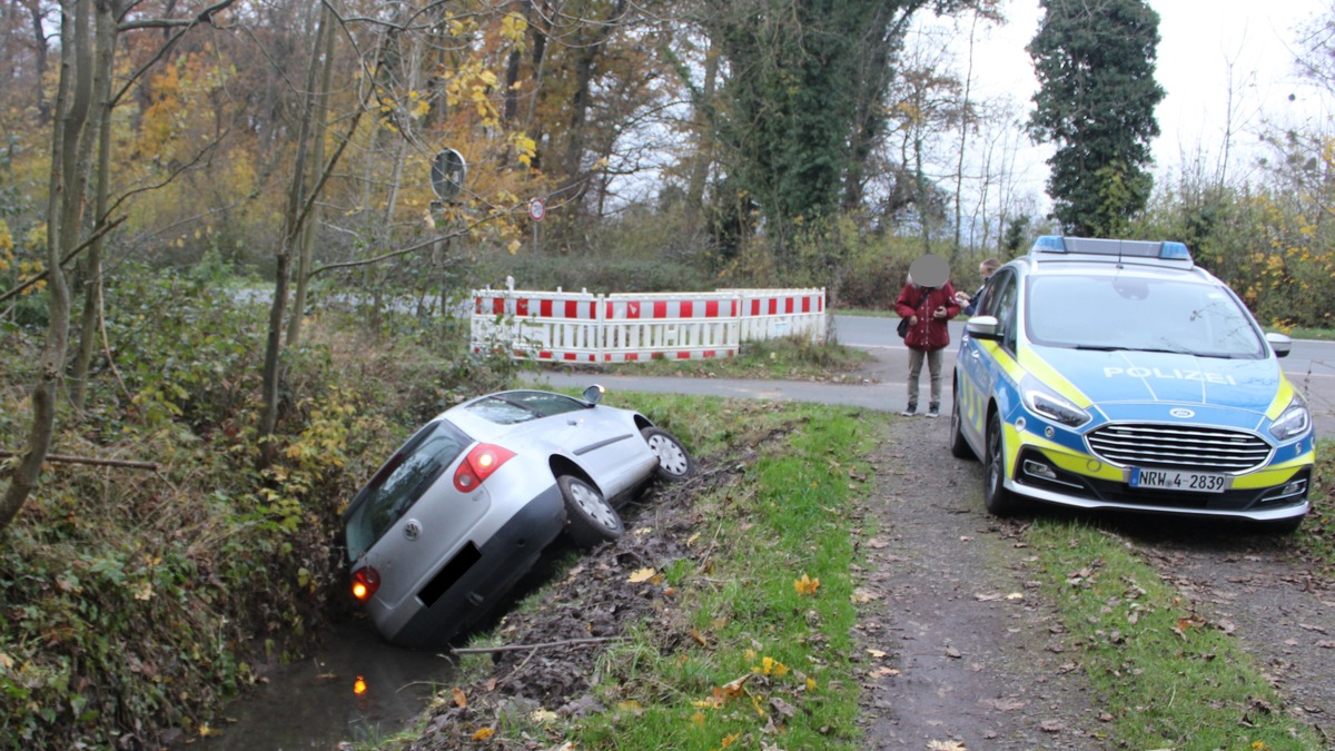 POL-MI: Mit gestohlenem Auto Unfall gebaut - Dieb ermittelt - Foto: presseportal.de