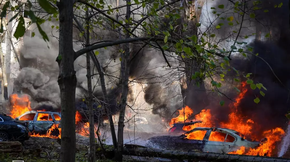 Die südukrainische Hafenstadt Odessa ist regelmäßig Ziel von russischen Raketenangriffen. - Bild: Ukrainischer Zivilschutzdienst/dpa