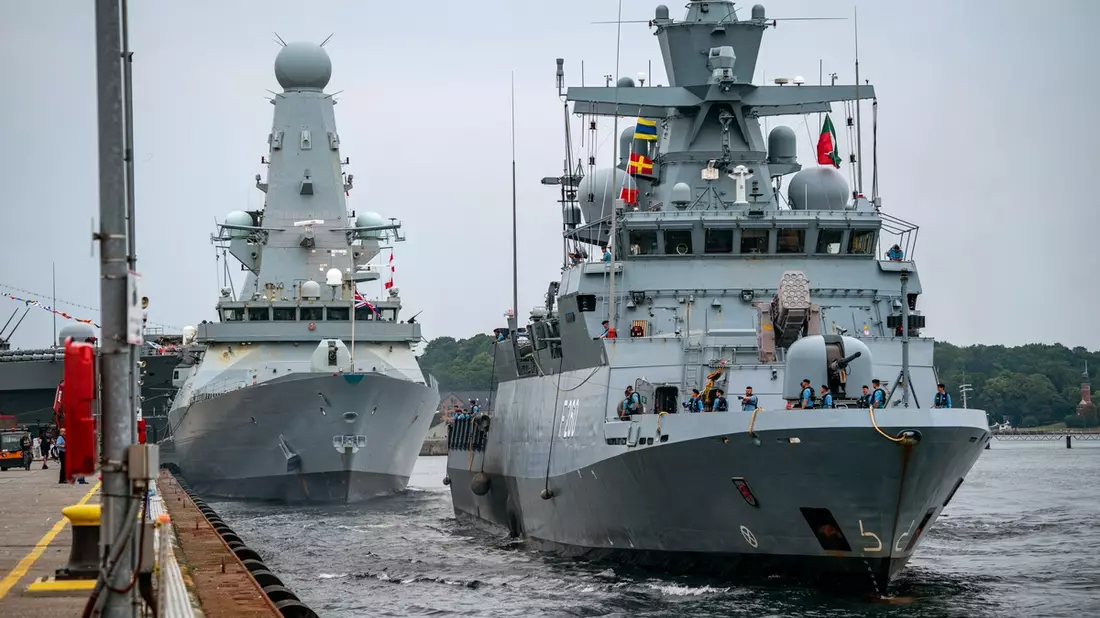 Traditionell ein starker Partner: deutsch-britische Marinekooperation - Bild: presseportal.de