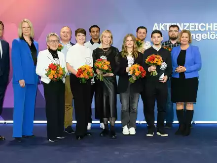 XY-Preis 2024: Bundesinnenministerin Nancy Faeser ehrt neun Menschen für ihren mutigen Einsatz - Foto: presseportal.de