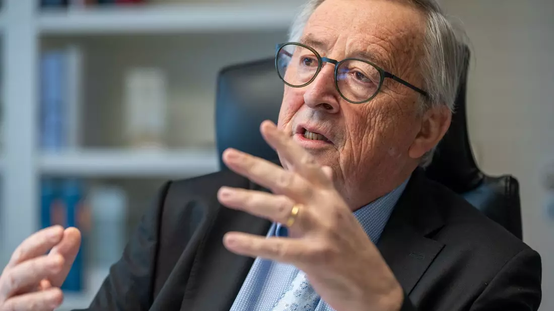 Jean-Claude Juncker vermisst einen klaren proeuropäischen Kurs der Bundesregierung.  - Bild: Harald Tittel/dpa