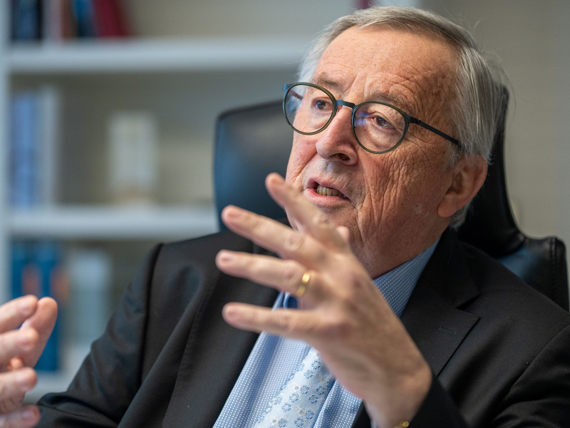 Jean-Claude Juncker vermisst einen klaren proeuropäischen Kurs der Bundesregierung.  - Foto: Harald Tittel/dpa