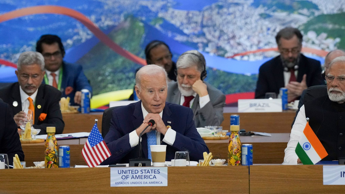 Für Biden dürfte der G20 in Rio der letzte große Gipfel als US-Präsident sein.  - Foto: Eric Lee/Pool The New York Times/AP/dpa