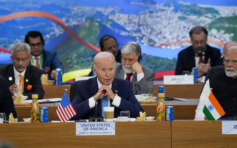 Für Biden dürfte der G20 in Rio der letzte große Gipfel als US-Präsident sein.  - Foto: Eric Lee/Pool The New York Times/AP/dpa