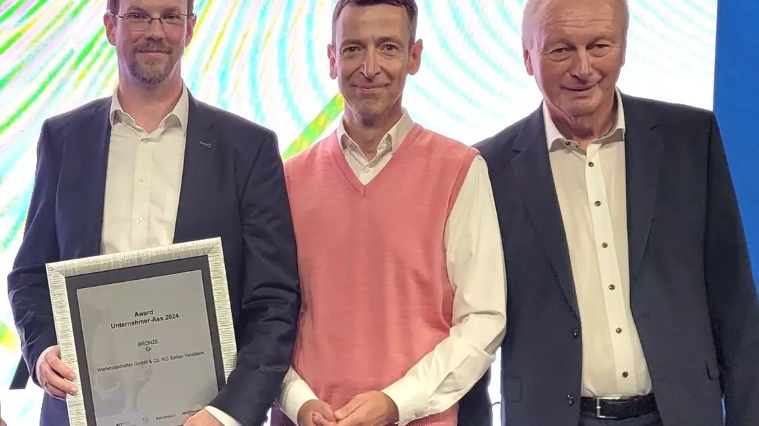 Wertebotschafter Gruppe erhält Unternehmer ASS Award 2024 - Bild: presseportal.de