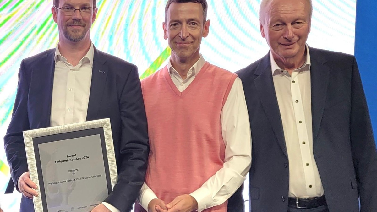 Wertebotschafter Gruppe erhält Unternehmer ASS Award 2024 - Foto: presseportal.de