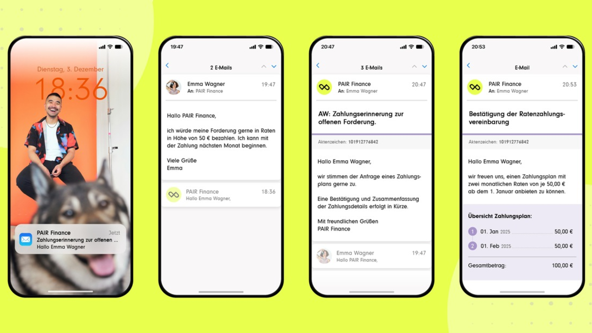 Neue Ära im Inkasso: PAIR Finance revolutioniert den Kundenservice mit generativer KI - Foto: presseportal.de