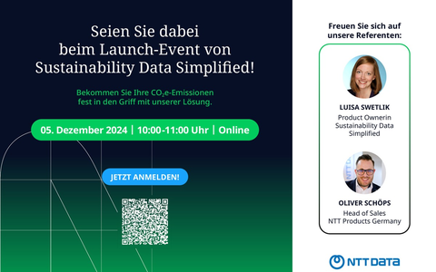 NTT DATA Business Solutions vereinfacht CO2e-Dokumentation mit der Produktneuheit Sustainability Data Simplified - Foto: presseportal.de