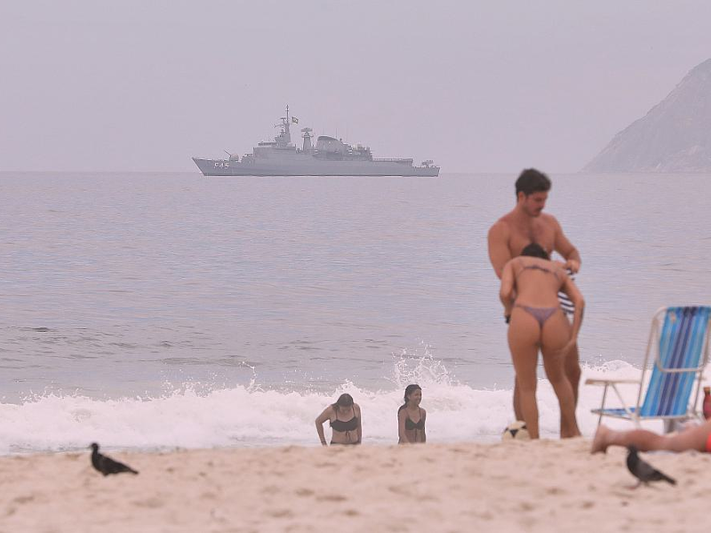 Brasilianisches Kriegsschiff während des G20-Gipfels im November 2024 - Foto: über dts Nachrichtenagentur