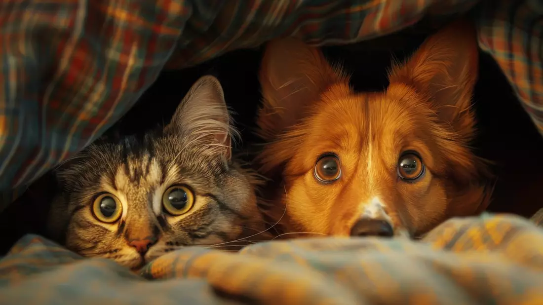 Silvester-Schreck: Feuerwerk hinterlässt Trauma bei Hunden und Katzen, zeigt Weenect-Studie / Inkl. 12 Tipps von Katzenexpertin Birga Dexel für eine sichere Silvesternacht - Bild: presseportal.de
