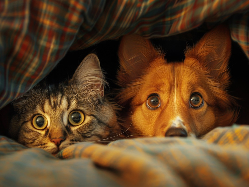 Silvester-Schreck: Feuerwerk hinterlässt Trauma bei Hunden und Katzen, zeigt Weenect-Studie / Inkl. 12 Tipps von Katzenexpertin Birga Dexel für eine sichere Silvesternacht - Foto: presseportal.de