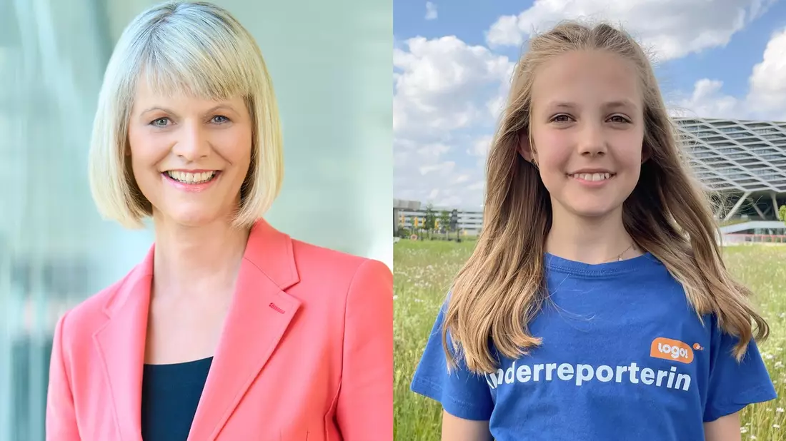 Zum Internationalen Tag der Kinderrechte: logo!-Kinderreporterin Dahlia im heute journal des ZDF - Bild: presseportal.de