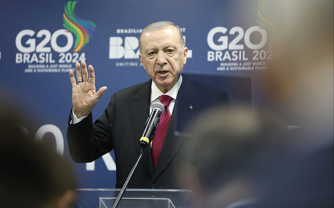Recep Tayyip Erdogan am 19.11.2024 - Foto: über dts Nachrichtenagentur