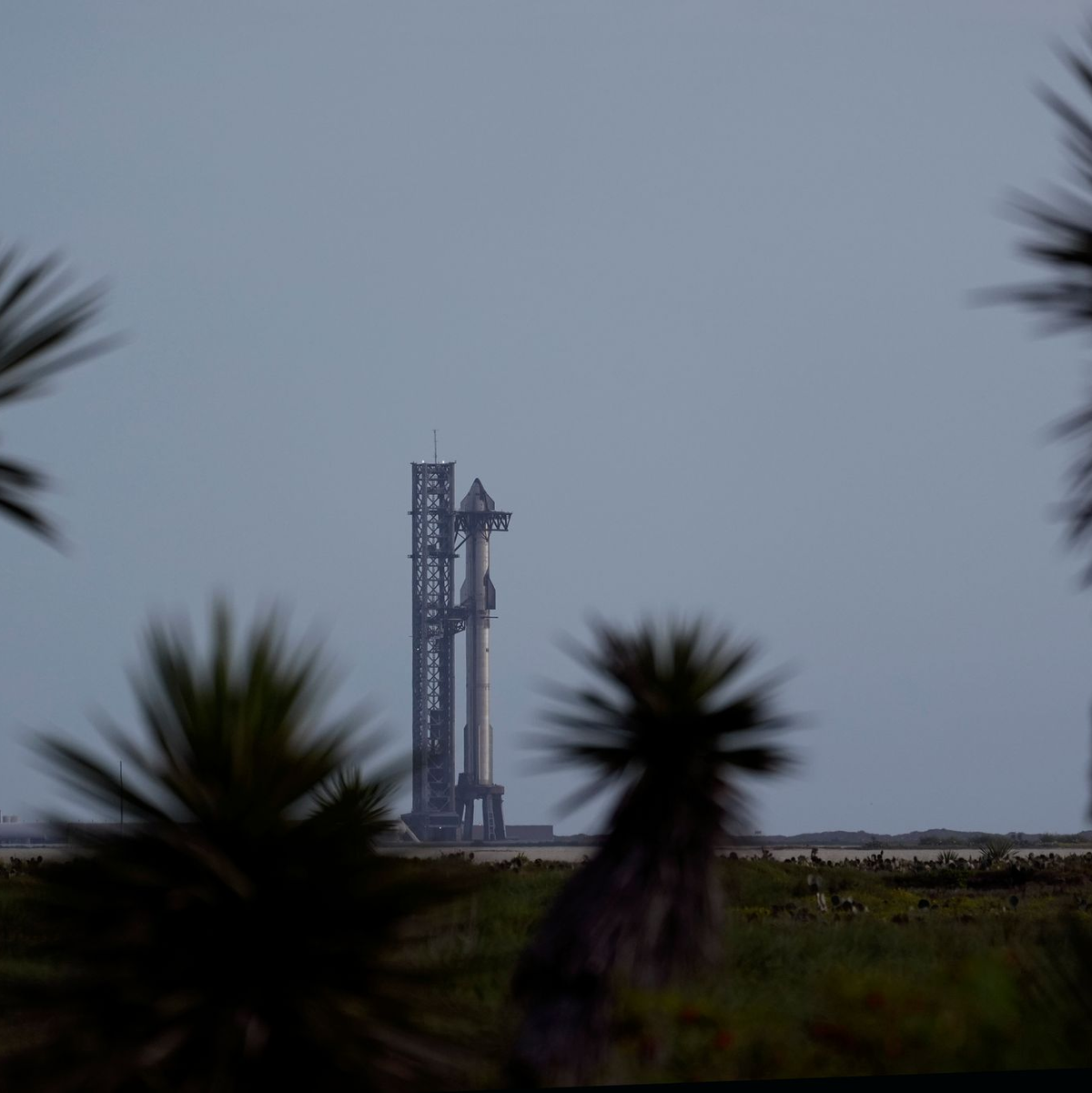 Noch am Boden, doch bereit: Die SpaceX-Megarakete «Starship». - Foto: Eric Gay/AP/dpa