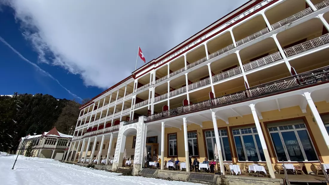 Der «Zauberberg» spielt in der Bergwelt bei Davos - Bild: Stefan Weißenborn/dpa-tmn