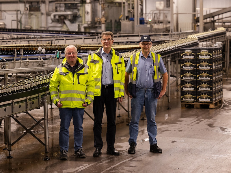 Strategische Investitionen in die Zukunft: Krombacher Brauerei modernisiert Abfüllung mit großangelegtem Umbau - Foto: presseportal.de