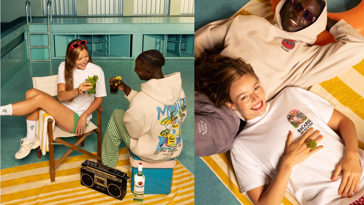BACARDÍ bringt Sommervibes in die Winterzeit - mit der BACARDÍ x On Vacation Kollektion - Foto: presseportal.de