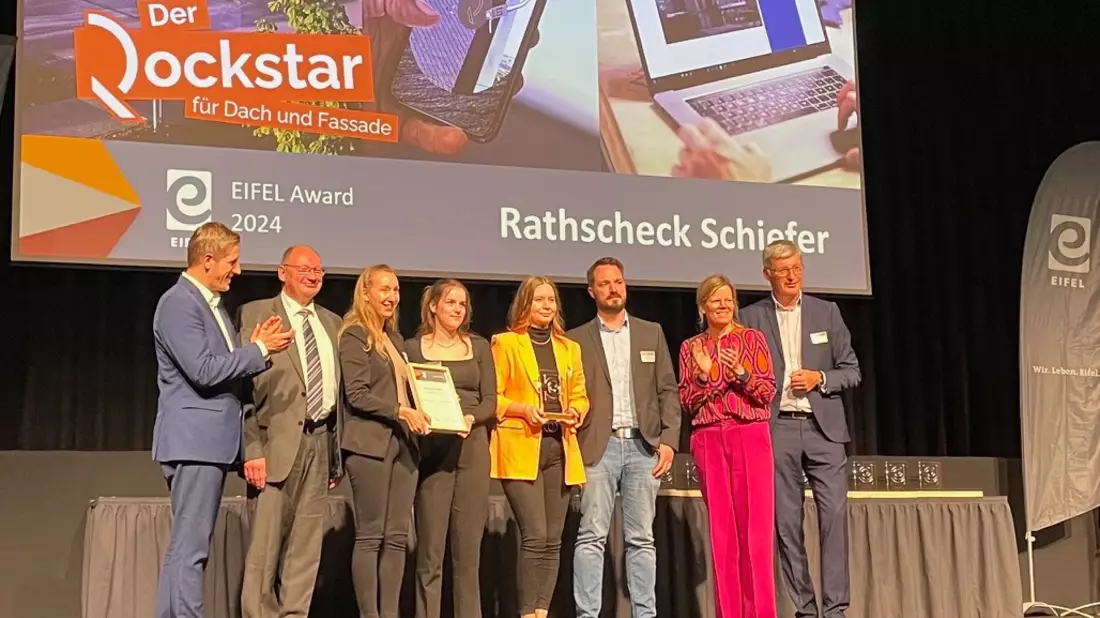 Vorreiter digitale Transformation in einer Traditionsbranche / Eifel Award für Rathscheck Schiefer - Bild: presseportal.de