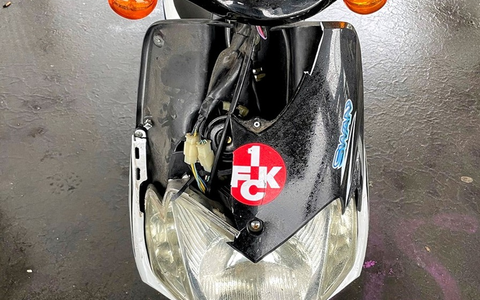 POL-PPWP: Mofa gestohlen und beschädigt abgestellt - Foto: presseportal.de