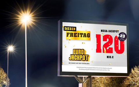 120 Millionen Euro: Wer schnappt sich den Eurojackpot? / Rund 23 Millionen Euro im zweiten Rang am Freitag (22. November) - Foto: presseportal.de