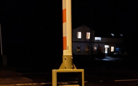 BPOL-FL: Jübek - Schrankenbaum abgefahren- Bundespolizeisucht Zeugen - Foto: presseportal.de