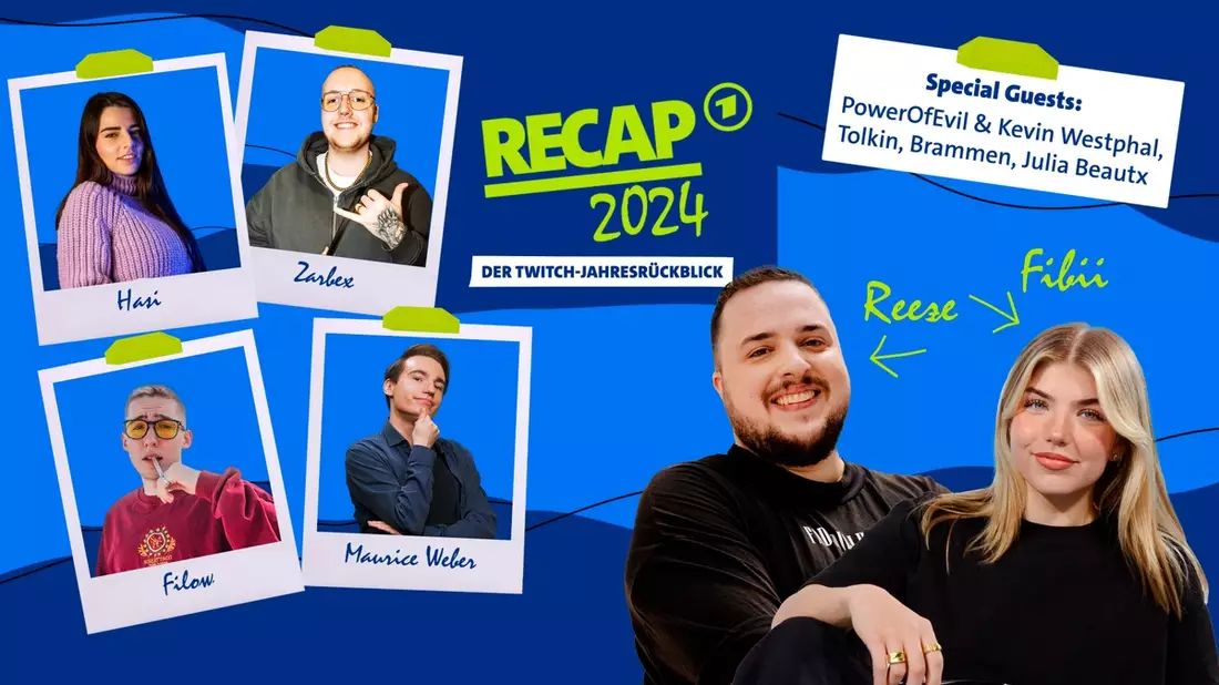 Recap 2024- Der große Twitch-Jahresrückblick der ARD - Bild: presseportal.de