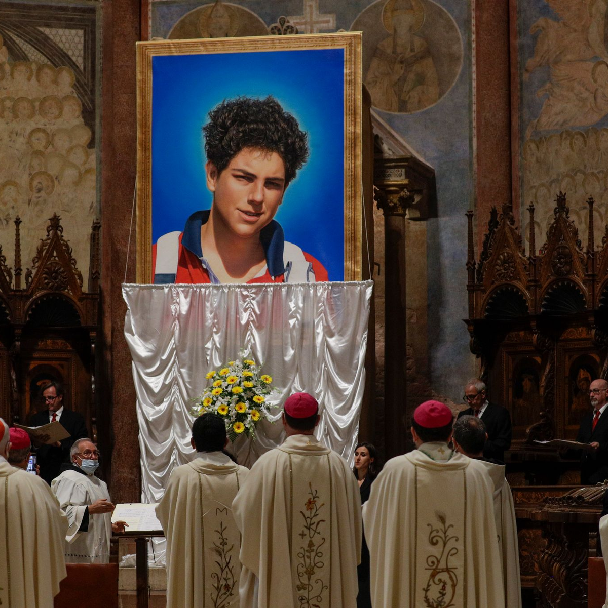 2020 wurde Carlo Acutis bereits seliggesprochen. (Archivbild) - Foto: Gregorio Borgia/AP/dpa