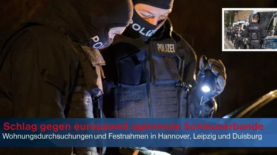 Bundespolizeidirektion München: Staatsanwaltschaft Traunstein und Bundespolizei gelingt Schlag gegen europaweit agierende Schleuserorganisation - Bild: presseportal.de