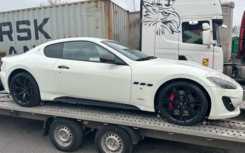 HZA-HN: Weißer Maserati vorschriftswidrig verbracht - Foto: presseportal.de