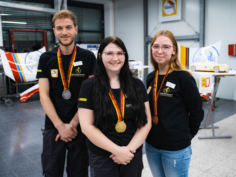 Neue Deutsche Meisterin der Fahrzeuglackierer ist Anna-Bettina Greiner-Fuchs aus Thüringen - Foto: presseportal.de