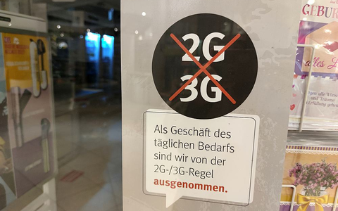 Ladengeschäft ohne 2G und 3G (Archiv) - Foto: über dts Nachrichtenagentur