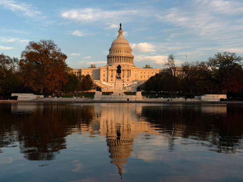 Das US-Parlament steckt kurz vor der Weihnachtspause in einem schweren Haushaltsstreit - befeuert vom designierten US-Präsidenten Donald Trump. (Archivbild) - Foto: Jose Luis Magana/AP/dpa
