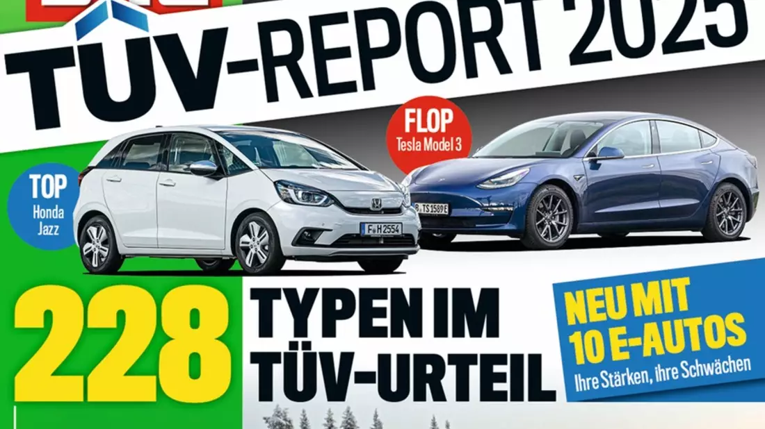 TÜV SÜD: Die besten Elektroautos fahren auf Verbrenner-Plattformen - Bild: presseportal.de