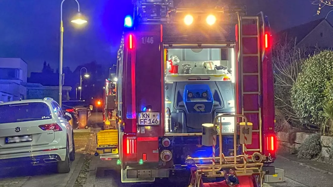 FW Allensbach: B3 Brand im Gebäude - Bild: presseportal.de