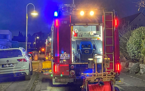 FW Allensbach: B3 Brand im Gebäude - Foto: presseportal.de