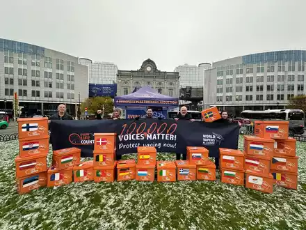 100.000 Bürger protestieren gegen EU-Vaping-Restriktionen - Foto: presseportal.de