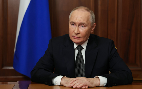 Putin droht mit Raketenschlägen die USA und Großbritannien.  - Foto: Vyacheslav Prokofyev/Pool Sputnik Kremlin/AP/dpa