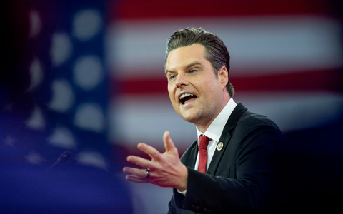 Matt Gaetz stammt aus einer wohlhabenden Familie in Florida - und ist ein lautstarker Unterstützer von Donald Trump. (Archivbild) - Foto: Alex Brandon/AP/dpa Matt Gaetz stammt aus einer wohlhabenden Familie in Florida - und ist ein lautstarker Unterstützer von Donald Trump. (Archivbild) - Foto: Alex Brandon/AP/dpa