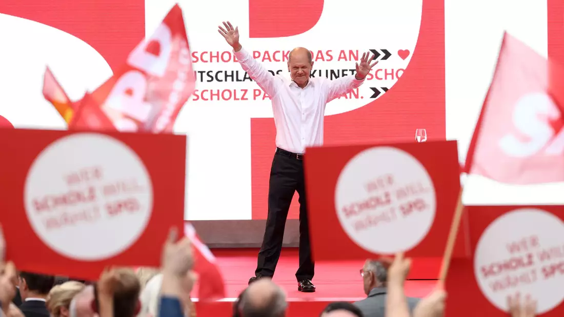 Kanzler Scholz soll die SPD bei der Bundestagswahl wieder zur stärksten Partei machen. (Archivbild) - Bild: Rolf Vennenbernd/dpa
