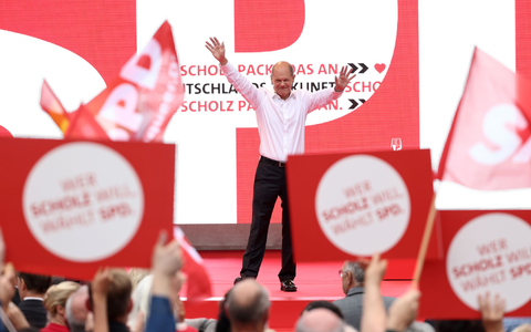Kanzler Scholz soll die SPD bei der Bundestagswahl wieder zur stärksten Partei machen. (Archivbild) - Foto: Rolf Vennenbernd/dpa